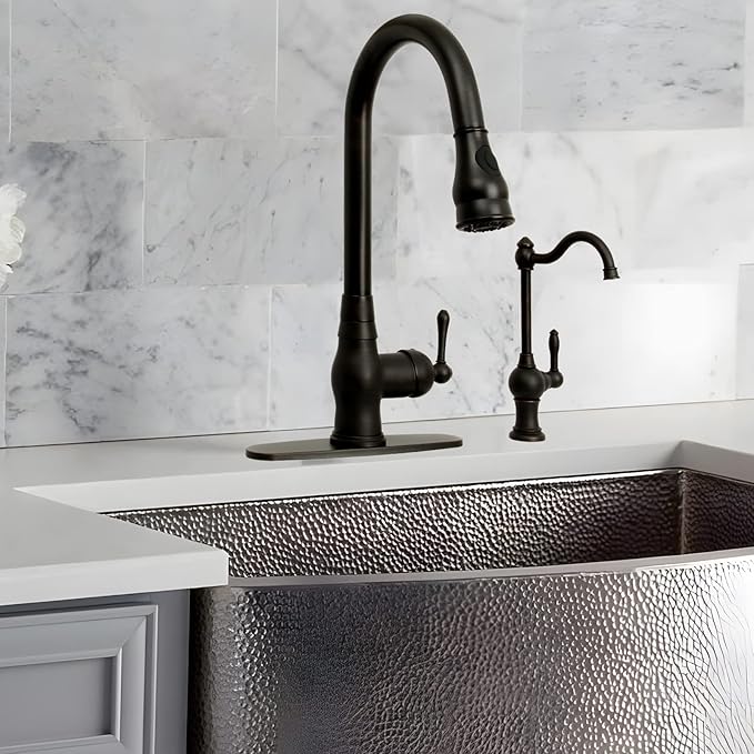 One-Handle Drinking Water Filter Faucet Water Purifier Faucet, Only for Cold Water (Oil Rubbed Bronze)