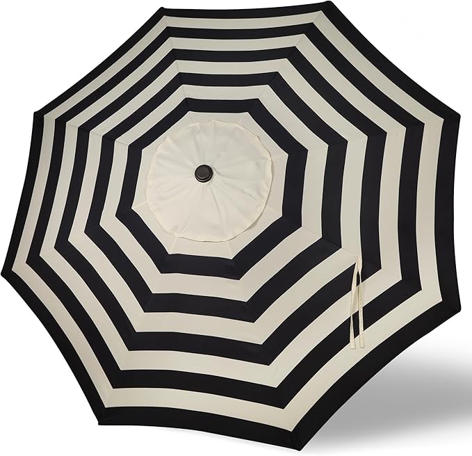 Blissun 9ft Patio Umbrella Replacement Canopy, Market Umbrella Top, Outdoor Table Umbrella Canopy for 8 Ribs, Canopy Only