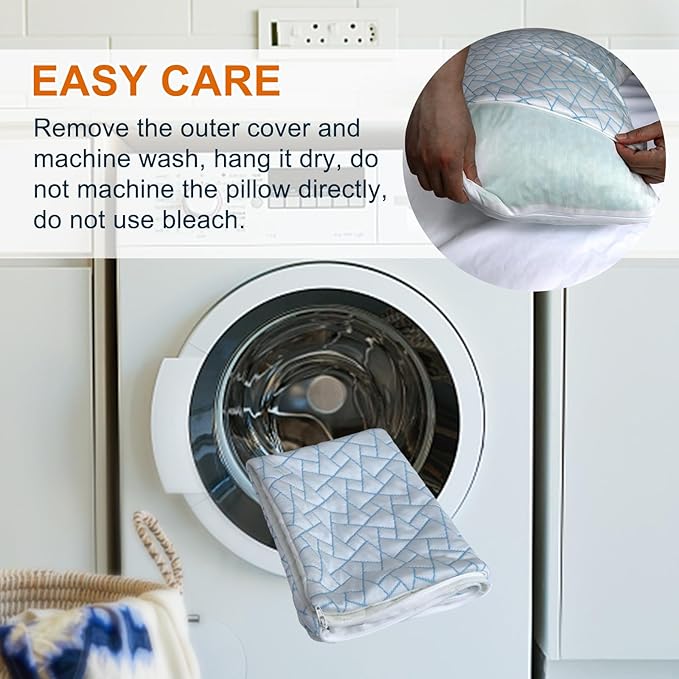 Camping Pillow for Sleeping - Travel Pillows for Sleeping Airplane - Camping Essentials - Travel Essentials for Toddler with Travel Storage Bag