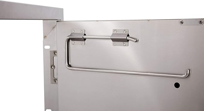 Bonfire Outdoor Kitchen Double Access Door,33x22 Inch,304 Stainless Steel BBQ Grill Doors,CBADD,Silver