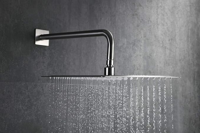 Shower Fixtures Brushed Nickel With 8 Inches Shower Head And Pressure Balance Shower Valve, Shower Systems With Rain Shower And Handheld
