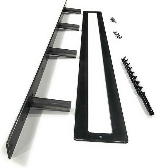 Floating Shelf Brackets - Sheppard Brackets - Easy Install - Heavy Duty (40 inch Build Kit)