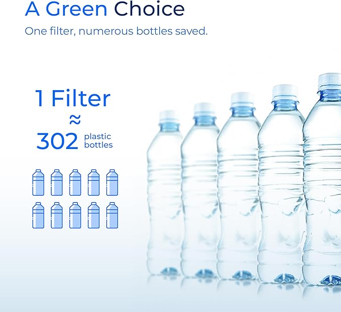 Waterdrop Replacement for Brita® Stream Pitcher Water Filter, Brita® OB05 Filter Pitchers and Dispensers, Pour Through Filters, Upgraded 7-stage Filters, Lasts 2 Months, Pack of 4