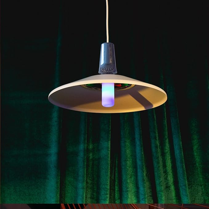 LIFX Opal Color Tube Smart LED Bulb, 104 LEDs with 52 Zones, Polychrome Flame & Morph Modes, Tunable White 1500K–9000K, Dimmable Wi-Fi RGBW Tube Light, Works with Alexa, Google, Siri, LFX/T10L/OP