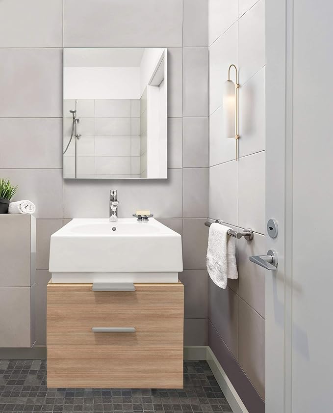 Krugg Medicine Cabinet | Recess or Surface Mount | Blum Hinge 170 Degree Soft Close | (24"x30")