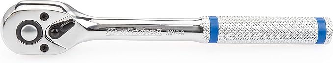 Park Tool SWR-8 Drive Ratchet Handle,Silver,3/8"