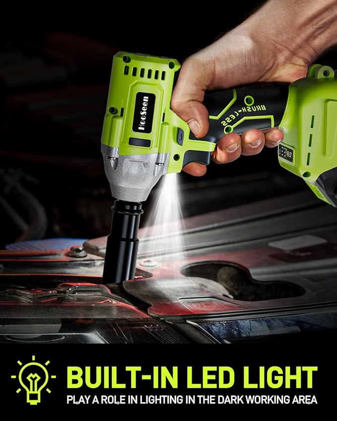 Cordless Impact Wrench Impact Driver Kit 1/2 Impact Gun 21V Brushless High Speed Torque 240 Ft-lbs (320N.m) Impact Drill, Electric Socket Wrenches Battery Powered Half Inch Craftsman Power Tool Set