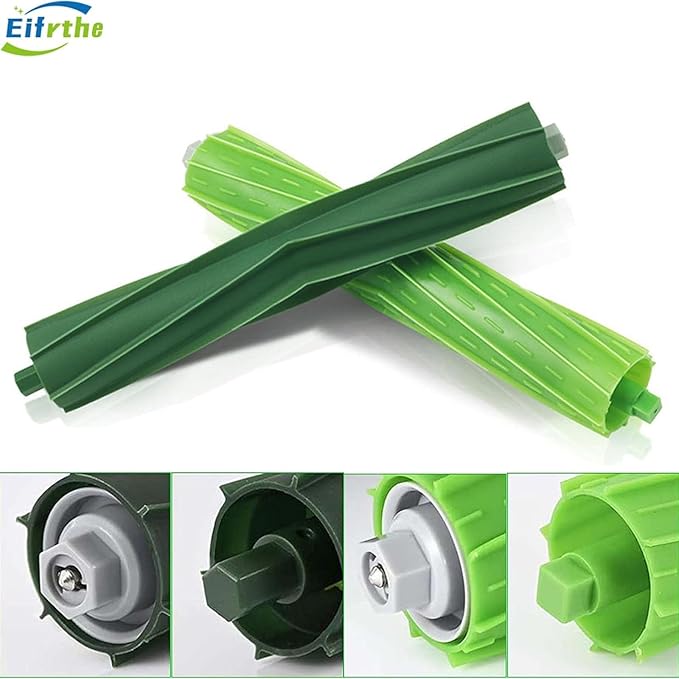 32 Pack Replacement Parts Kit Compatible with iRobot Roomba Combo j7+ Plus, Combo j9+,Combo 10 Max Vacuum, Includes 2 set Roller Brushes, 6 Mop Pads, 6 HEPA Filters, 8 Side Brushes, 6 Dust Bags