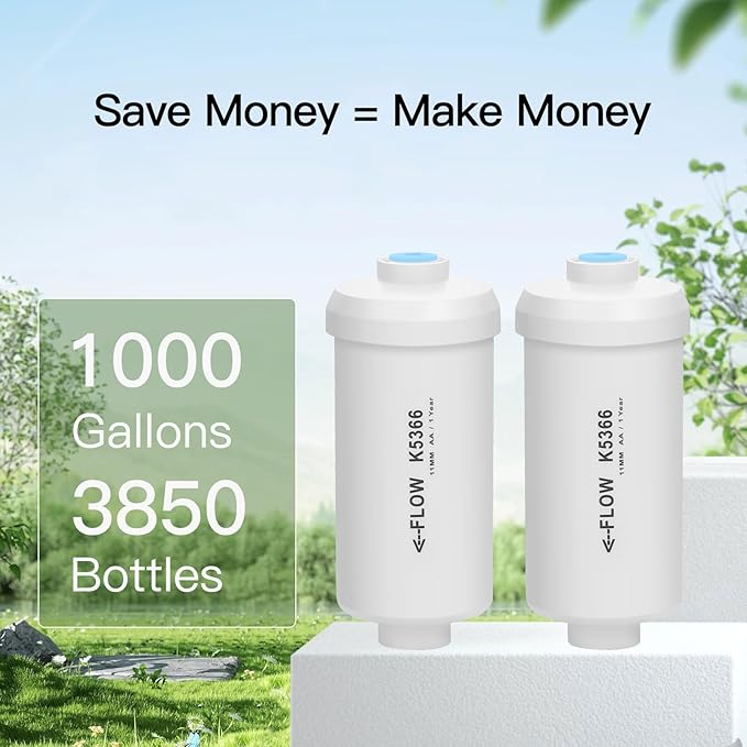 NSF/ANSI 372 Certified Filters, Gravity Filtration System and Waterdrop (Pack of 4) AAA