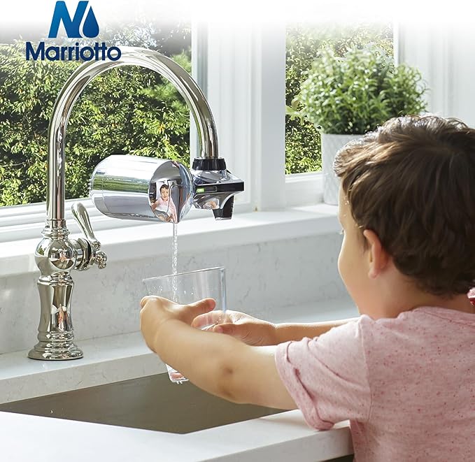 MARRIOTTO Compatible with PUR® water filter replacement, Pur filter replacement faucet compatible with All PUR®, RF9999® and RF-3375, Pur filter replacement faucet, 6 Pack