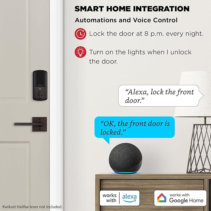Kwikset Halo Wi-Fi Smart Lock, Keyless Entry Front Door Touchscreen Deadbolt, App Control, Grade AAA Certified, Easy Install No Hub, Venetian Bronze Finish, Digital Remote Lock