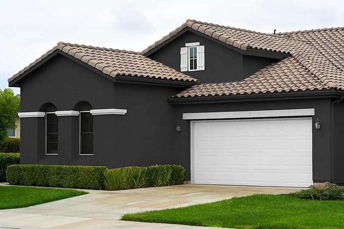 EVOLVE Paint & Primer: Environment-friendly, Low Sheen with One-coat Coverage for Interior & Exterior surfaces (Black Iron, 5-Gallon)