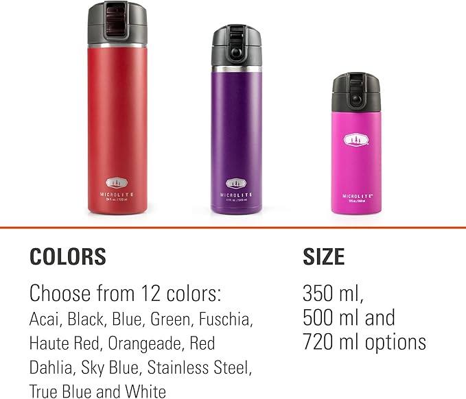 GSI Outdoors 67208 Microlite 350 Flip Fuchsia