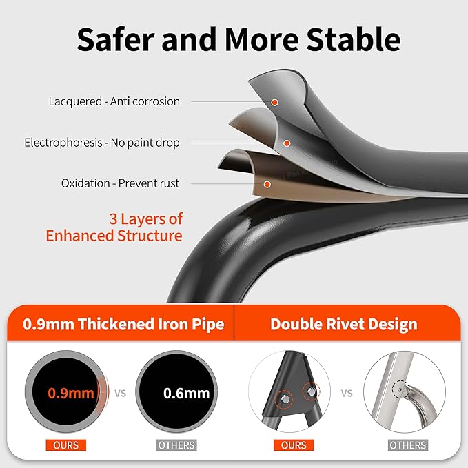 3 Step Ladder,DIAMONDFORGE Folding Step Stool with Tool Platform,Wide Anti-Slip Pedal and Anti-Slip Feet,Sturdiest Steel Construction,900lbs Capacity Steel Ladder for Home Office,Grey