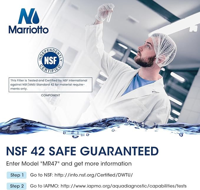 MARRIOTTO Compatible with PUR® water filter replacement, Pur filter replacement faucet compatible with All PUR®, RF9999® and RF-3375, Pur filter replacement faucet, 3 Pack