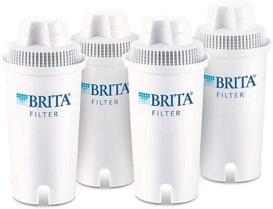 Brita Water Filter Pitcher Replacement Filters - 4 Pack