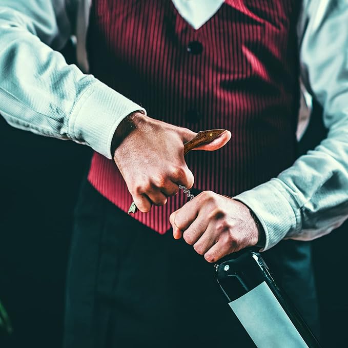 Simple Roots Classic Wine Opener - Best Sellers Classic Corkscrew for Wine Bottles, Manual Durable Bottle Opener for Servers, Bartenders, Cork Screws & More!