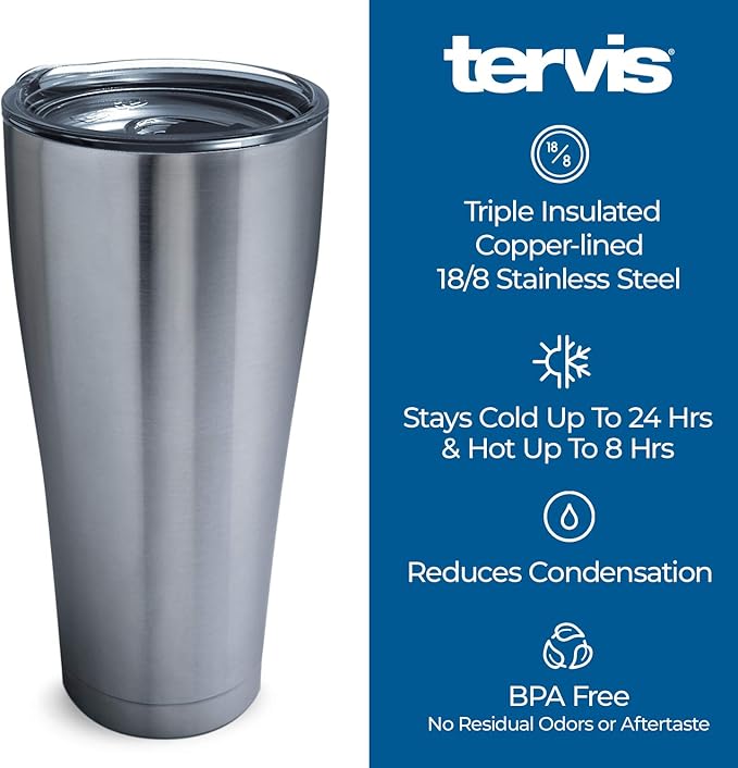 Tervis NFL Dallas Cowboys-Arctic Insulated Tumbler, 30oz Legacy, Stainless Steel