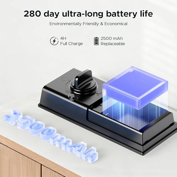 3-in-1 Video Doorbell Smart Lock with Fingerprint & Camera Keyless Entry Deadbolt, Built-in Wi-Fi, Auto Lock, App Control, Easy Install Front Door Security