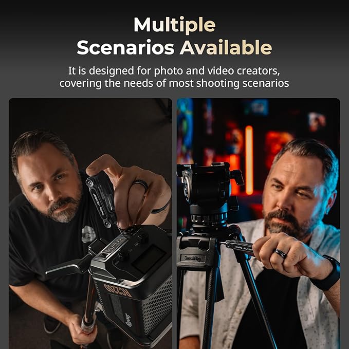 SmallRig x FILM RIOT 7-in-1 Folding Tool Set with Screwdrivers and Hex Key Wrenches, Multiple Angle Positioning, Portable and Compact Design (Black) - 4374