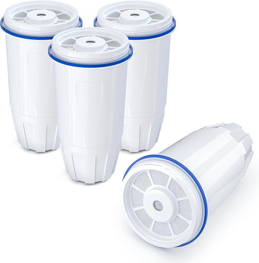 Upgraded Water Filter Replacement for Zero Pitcher and Dispenser ZR-001 ZR-004 ZP-006 ZR-017, Multi-Stage Filter System, Effectively Reducing Lead, Chromium, PFOA, and PFOS Contaminants, Pack of 4