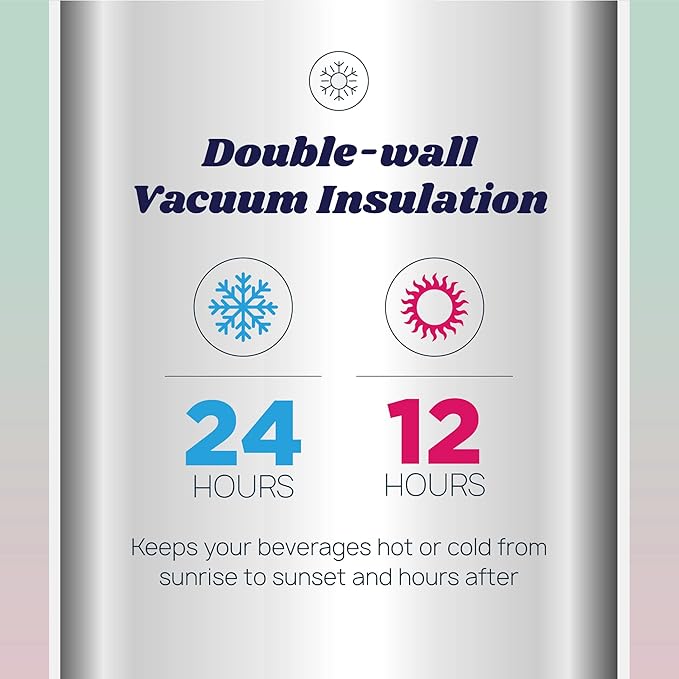 Revelist Sports Water Bottle - 32 Oz, 3 Lids (Straw Lid, Spout & Screw Top) with Boot, Vacuum Insulated Stainless Steel, Double Walled, Reusable Water Flask, Metal Canteen - Caribbean Blue