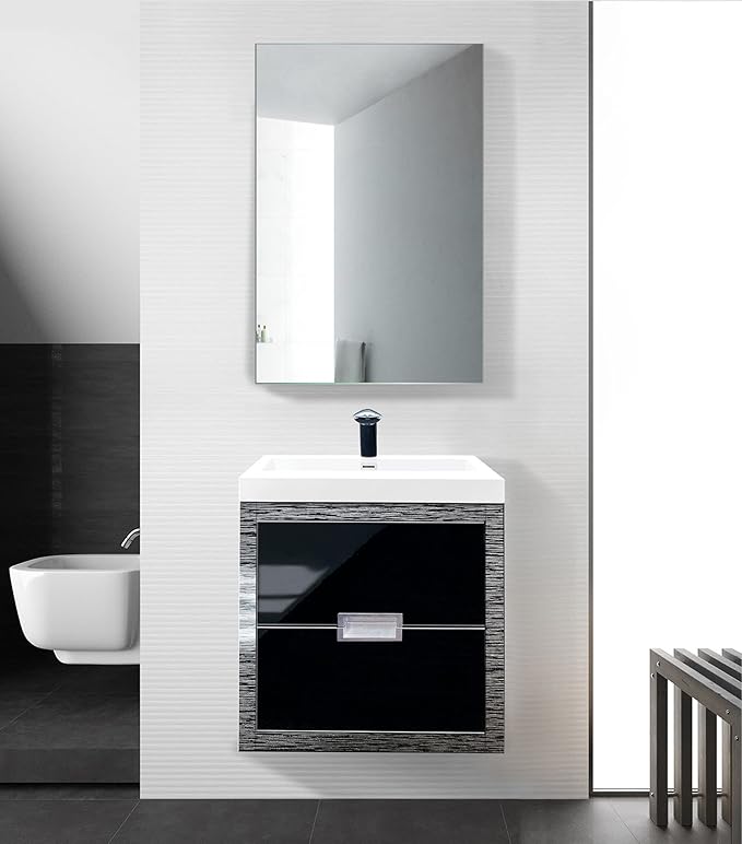 Krugg Medicine Cabinet | Recess or Surface Mount | Blum Hinge 170 Degree Soft Close|(24"x36")