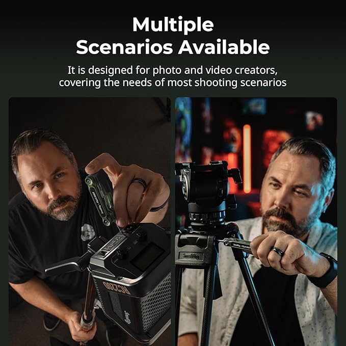 SMALLRIG x FILM RIOT 7-in-1 Folding Tool Set with Screwdrivers and Hex Key Wrenches, Multiple Angle Positioning, Portable and Compact Design (Green) - 4812