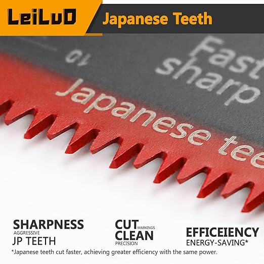 LEILUO 15Pcs Oscillating Saw Blades Japanese Teeth Multi Tool Blade Fast Cutting Wood Extra Long Oscillating Tool Blades Compatible with DeWalt Makita & More