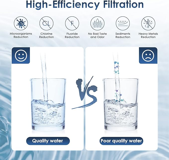 Fluoride Water Filter Arsenic Filters Replacement for Berkey PF-2, Fluoride Reduction Elements, Compatible with Berkey Gravity Filtration System (Pack of 2)