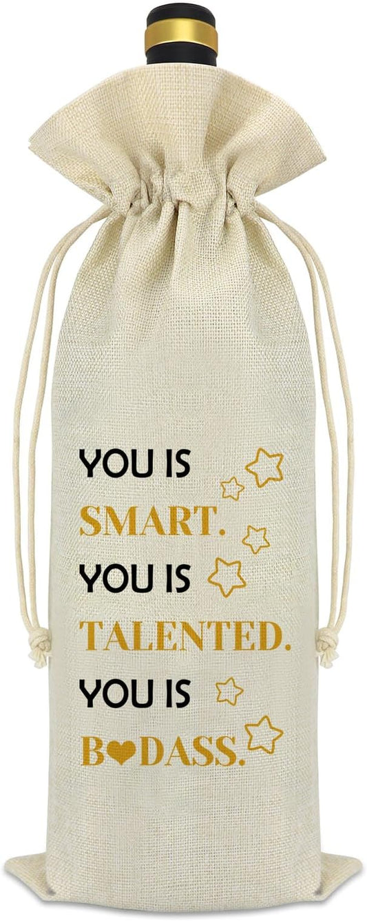 Graduation Gifts Wine Bag 2024 Graduation Gifts for Women Men Inspirational Gift for College Graduation Gifts for Daughter Son Niece Nephew Class Of 2024 Graduation Gift Reusable Wine Bottle Bag