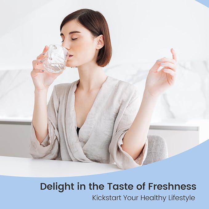 AQUA CREST Replacement for Brita® Water Filter, Pitchers and Dispensers, Classic OB03, Mavea® 107007, and More, NSF Certified Pitcher Water Filter, 2 Count