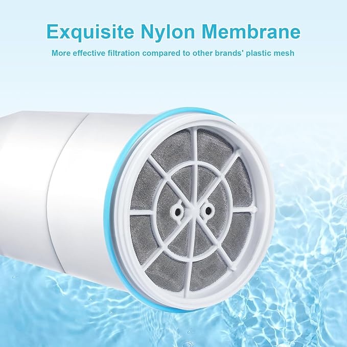 VIPHASES 6 Pack ZR-001 ZR-017 ZR-004 6-Stage Replacement Water Filters, Replacement for Pitchers and Dispensers, Advanced 0 TDS System to Removes 99.99% Lead, Chlorine, Fluoride, PFOA/PFOS