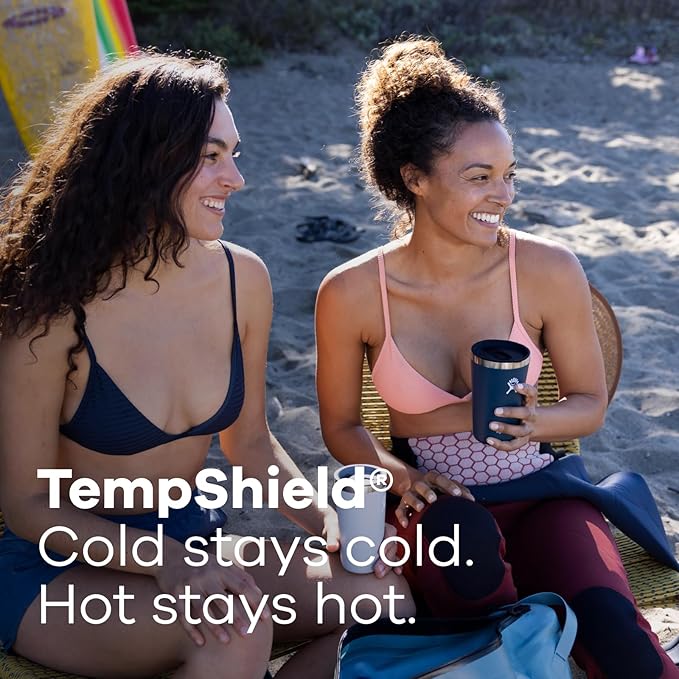 Hydro Flask All Around Stainless Steel Tumbler with Lid and Double-Wall Vacuum Insulation