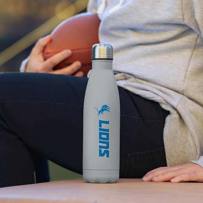 FOCO NFL unisex-adult NFL Team Logo Wordmark Chill Water Bottle