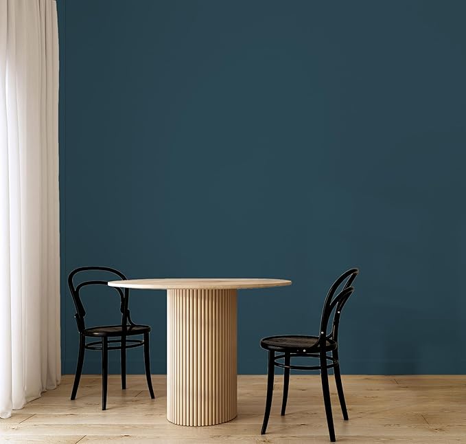 EVOLVE Paint & Primer: Environment-friendly, Eggshell with One-coat Coverage for Interior & Exterior surfaces (Deep Blue, 5-Gallon)