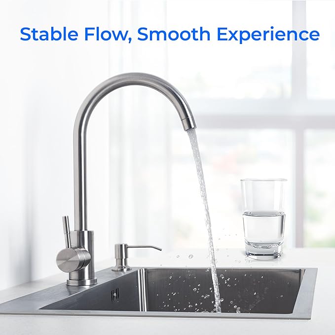 Waterdrop GXULQR, FQK1R Under Sink Replacement Filter, Replacement for Hexagonal Head GE SmartWater GXULQR, GXULQK and GXK140TNN, 2K Gallons (Pack of 1)