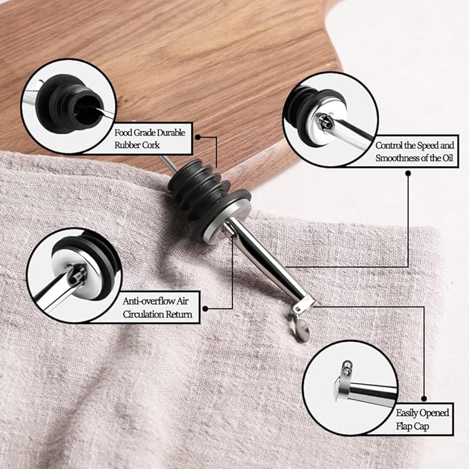 Sweejar Ceramic Olive Oil Dispenser Bottle, 20 Oz Relief Opaque Oil Cruet Protects Oil To Reduce Oxidation, Storage Oil, Vinegar, Soy Sauce, Coffee Syrup, Liquids, Set of 1 (Gradient Green)