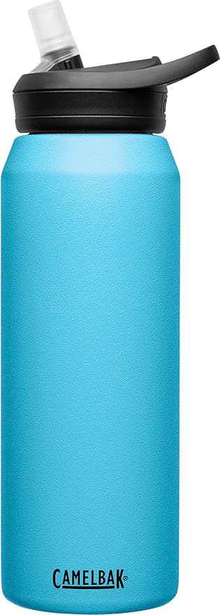 CamelBak Eddy+ 32oz Water Bottle with Straw in Nordic Blue - Insulated Stainless Steel Thermos with Double Wall