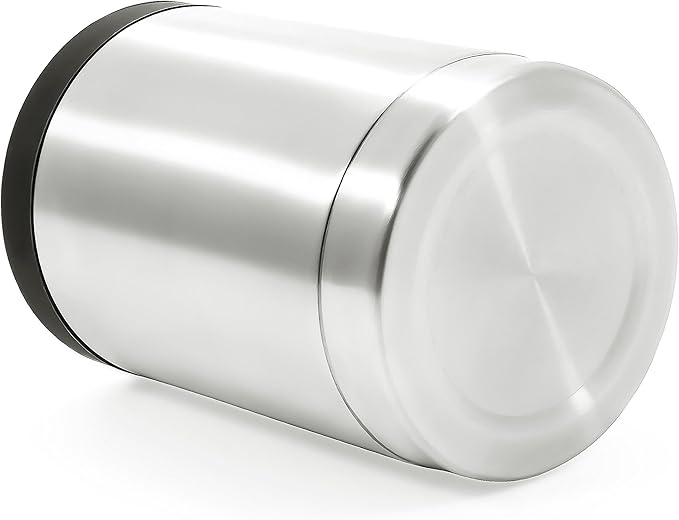 Camco Currituck Stainless Steel Can Holder- Holds 12 oz Drink Cans and Glass Bottles and Much More, Won't Condensate (51863)