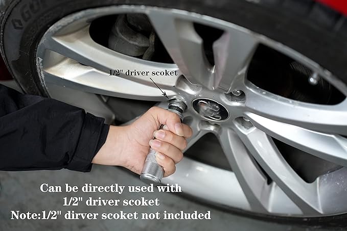 1/2" Hand Manual Reversible Impact Driver Set Extractor-12 PCS Impact Screwdriver S2 Steel Much More Durable Disengage Rusted Fasteners (Long Impact Screwdriver)