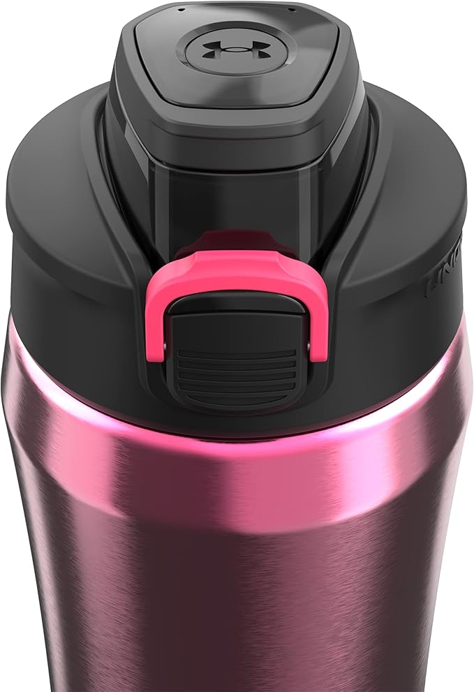 Under Armour 18oz Beyond Stainless Steel Water Bottle, Vacuum Insulated, Self Draining Protective Cap, Leak Proof, For Kids & Adults, All Sports, Gym