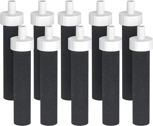 Water Bottle Filter, Replacement for Brita Water Filter Compatible with Brita BB06 Hard Sided, Stainless Steel and Sport Bottle Filter, Plastic Bottle Filter, 10 Packs