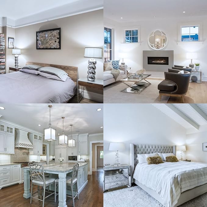 Dimmable T10 Frosted LED Bulbs,6W LED Tubular Edison Bulbs 60 Watt Equivalent,600LM,Daylight 4000K,E26 Medium Base Lamp Bulb for Desk Lamp, Pendant Lights,Cabinet Display Cabinet etc. (6-Pack)