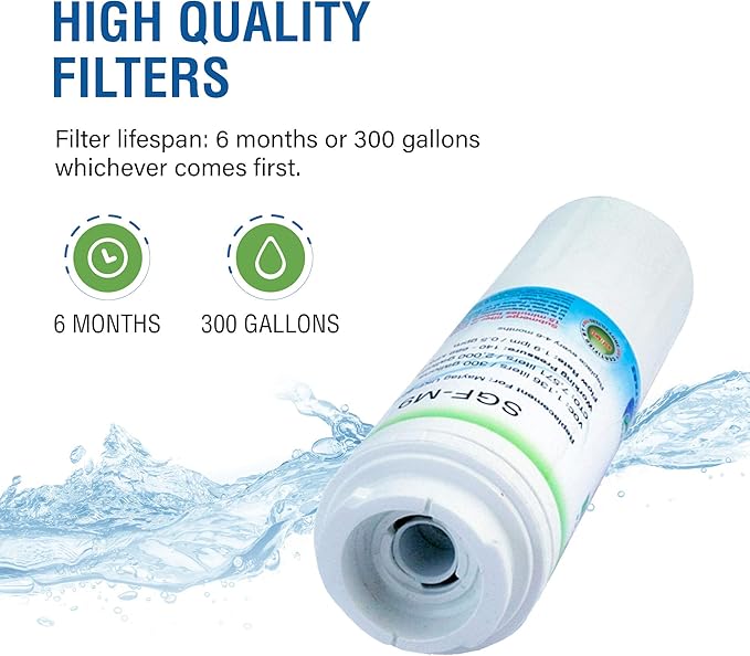 Swift Green Filters SGF-M9 Replacement Refrigerator Water Filter for UKF8001,EDR4RXD1,Filter 4,EFF-6007A,46-9005,46-9006,CLCH101,PuriClean II 67003526 (3 Pack) Made in USA