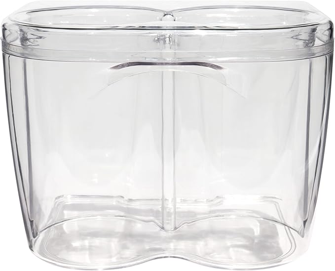 Ice Chilled Wine Bottle Server - 750ml Champagne & Wine Bottle Chiller | Elegant Shatter Resistant Cooler Bucket for Parties, Kitchens, Bars and Outdoors | Keeps Pre-Chilled Bottles Cooler Longer