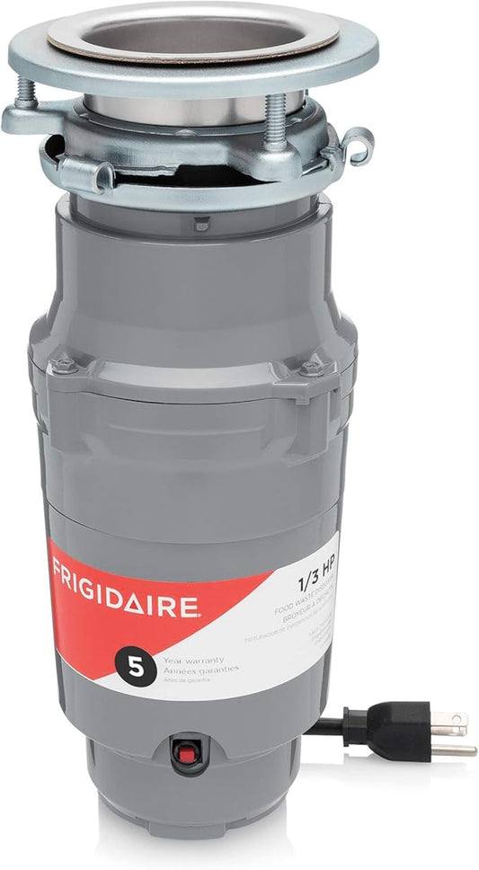 Frigidaire 1/3 HP Corded Garbage Disposal for Kitchen Sinks | FF03DISPC1