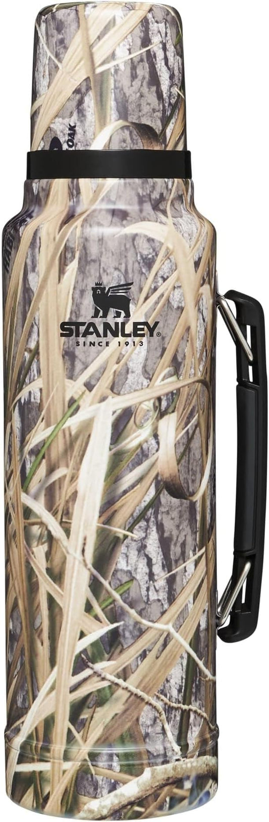 Stanley Classic Vacuum Insulated Wide Mouth Bottle -BPA-Free 18/8 Stainless Steel Thermos for Cold & Hot Beverages