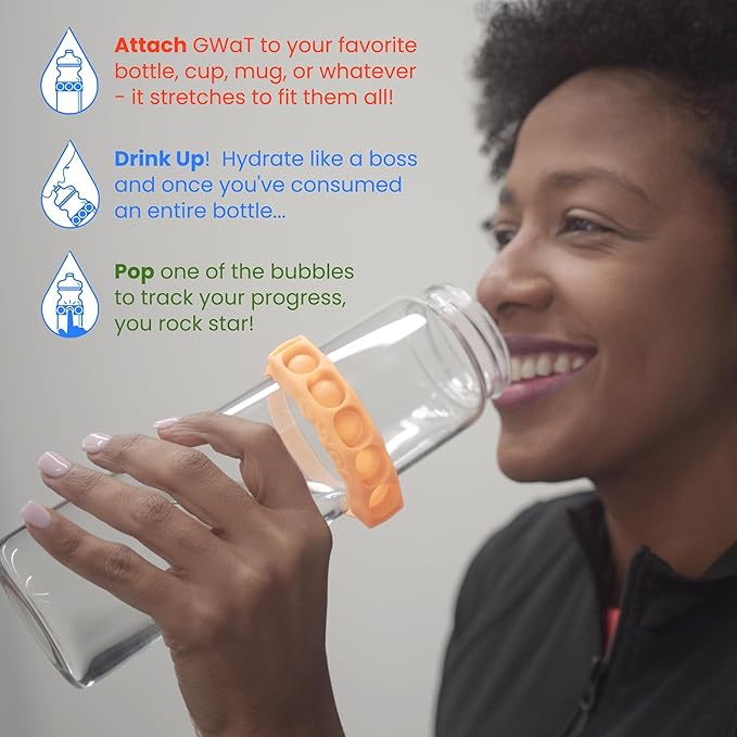 Hydration Tracker for Water Bottles, Helps You Drink More