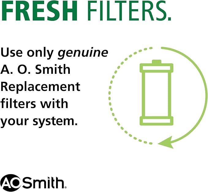 AO Smith AO-MF-B-R Under Sink Water Filter Replacement - NSF Certified